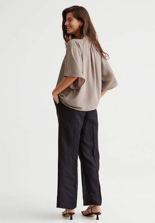 H&M - Chiffon blouse - greige