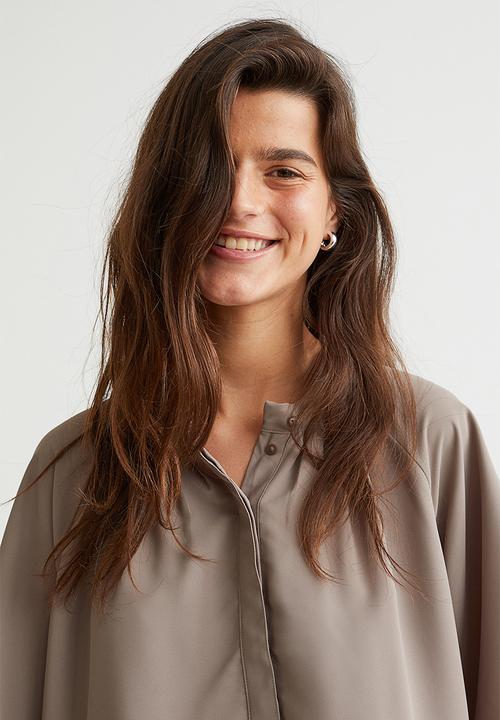H&M - Chiffon blouse - greige