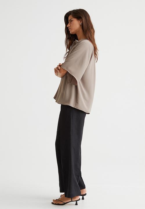 H&M - Chiffon blouse - greige