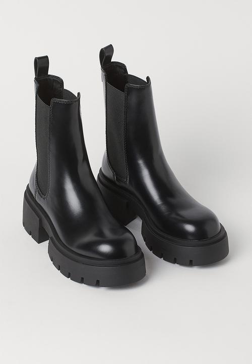 H&M - Platform chelsea boots - black