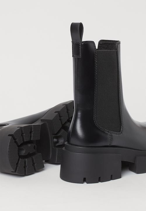 H&M - Platform chelsea boots - black