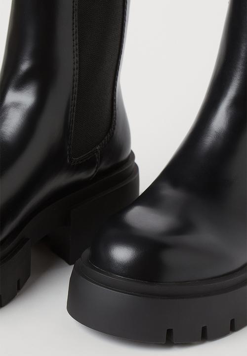 H&M - Platform chelsea boots - black