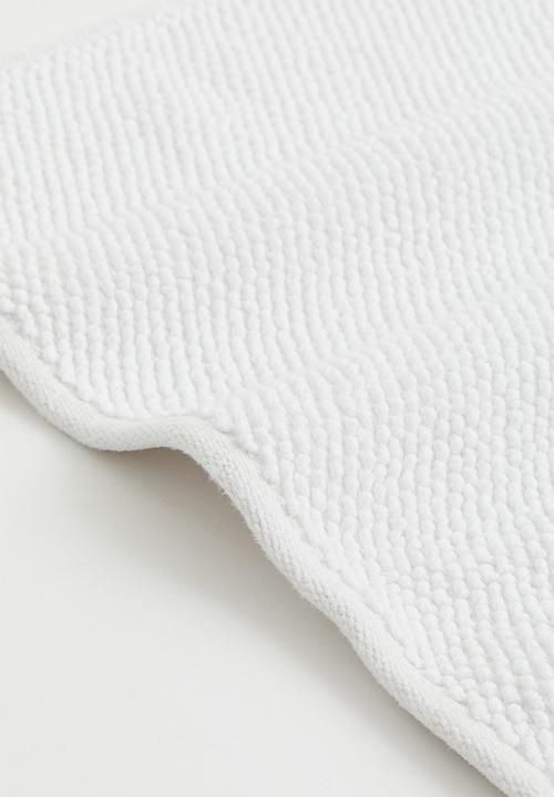 H&M - Cotton bath mat - white