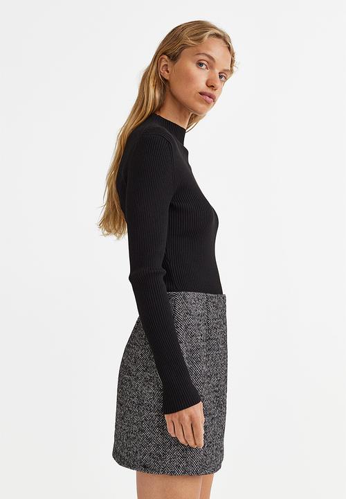 H&M - Rib-knit jumper - black
