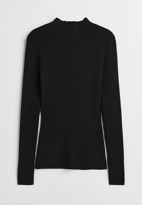 H&M - Rib-knit jumper - black