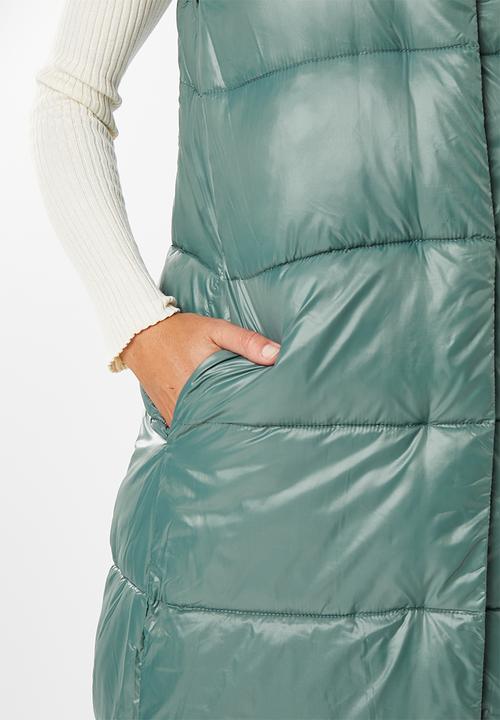 dailyfriday - Longline puffer - green 