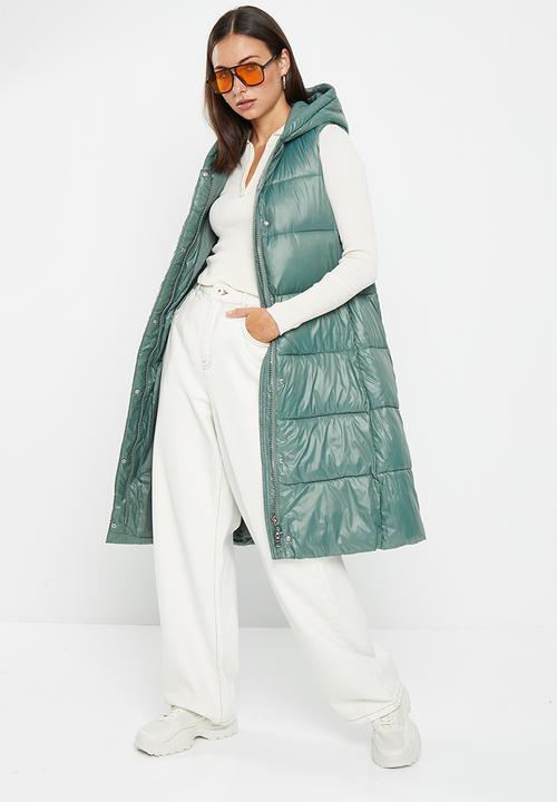 dailyfriday - Longline puffer - green 