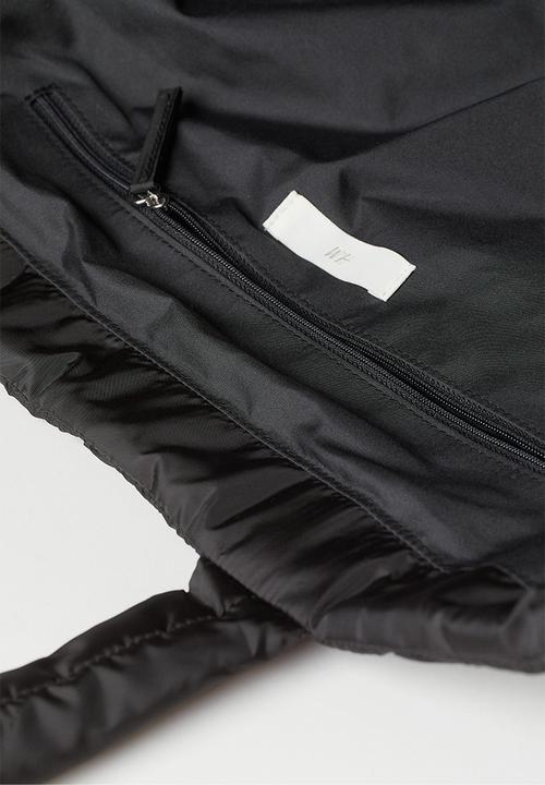 H&M - Quilted shopper - black