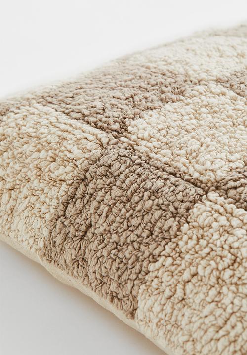 H&M - Tufted cotton cushion cover - beige
