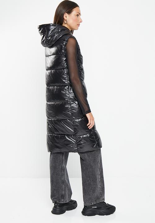 dailyfriday - Longline puffer - black