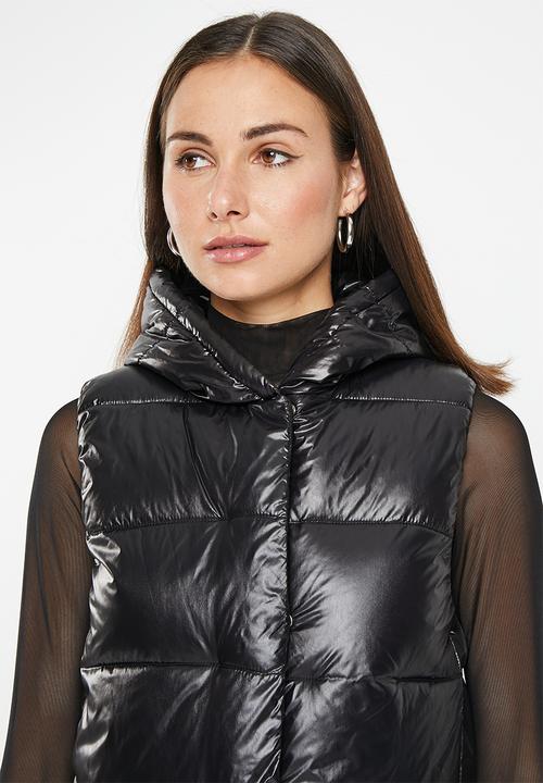 dailyfriday - Longline puffer - black
