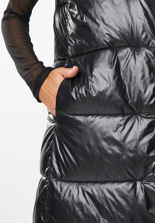 dailyfriday - Longline puffer - black