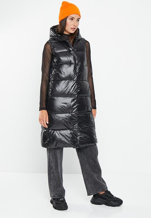 dailyfriday - Longline puffer - black
