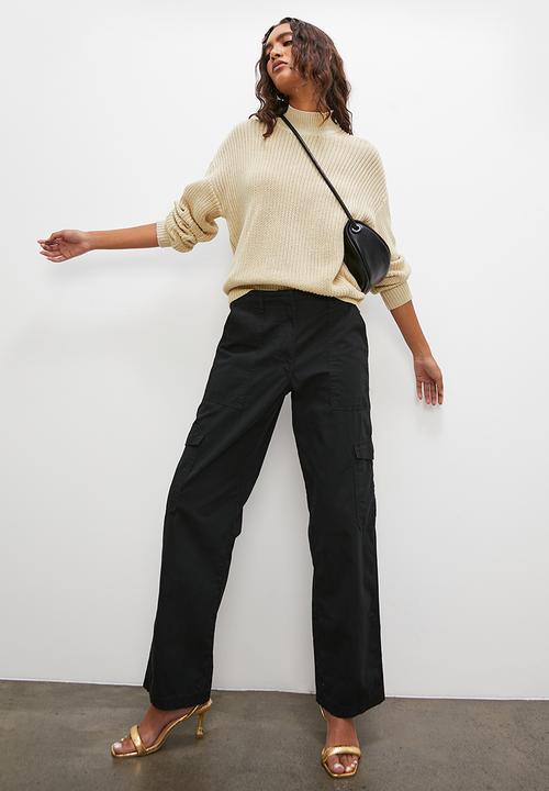 Superbalist - Lofty funnel neck - ecru
