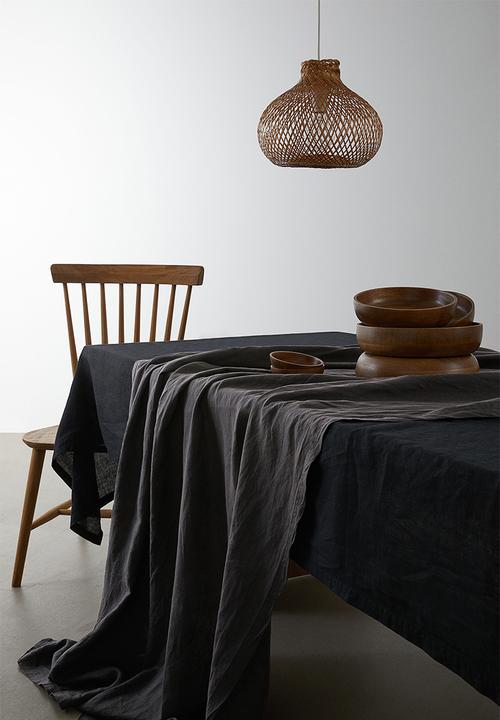 H&M - Washed linen tablecloth - grey