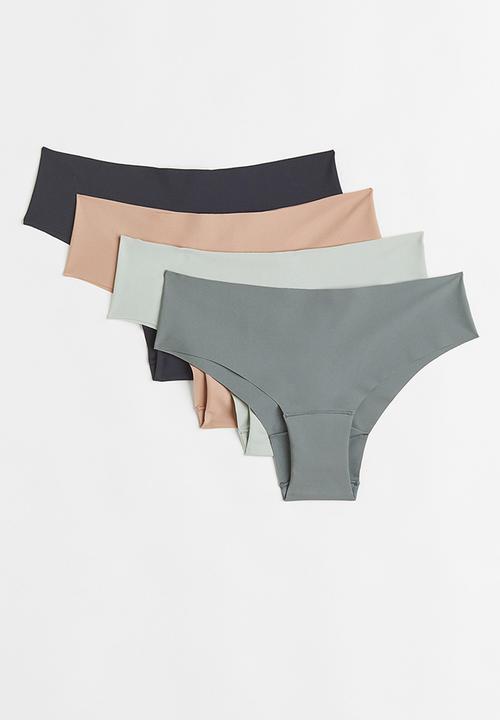 H&M - 4 Pack invisible hipster briefs - multi