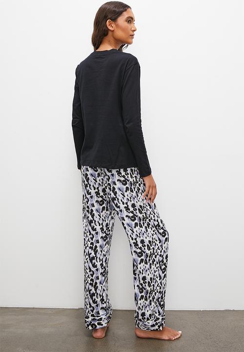 Superbalist - Long sleeve top & pant set - blues animal