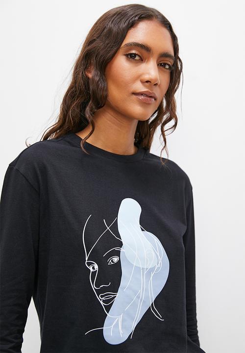 Superbalist - Long sleeve top & pant set - blues animal