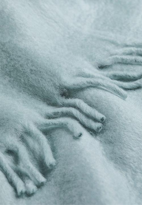 H&M - Wool-blend blanket - turquoise