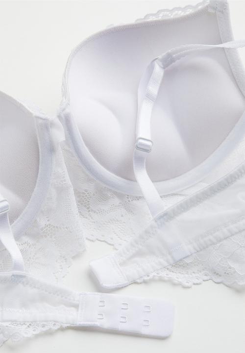 H&M - Super push-up bralette - white