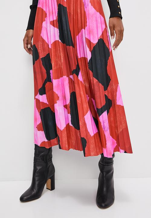 edit - Modaxi pleated skirt - multi 