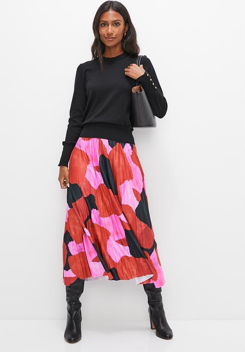 edit - Modaxi pleated skirt - multi 