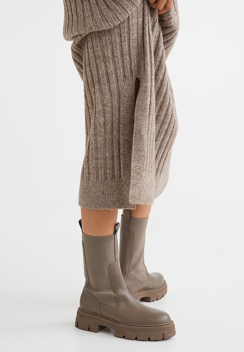 H&M - Calf-length boots - beige