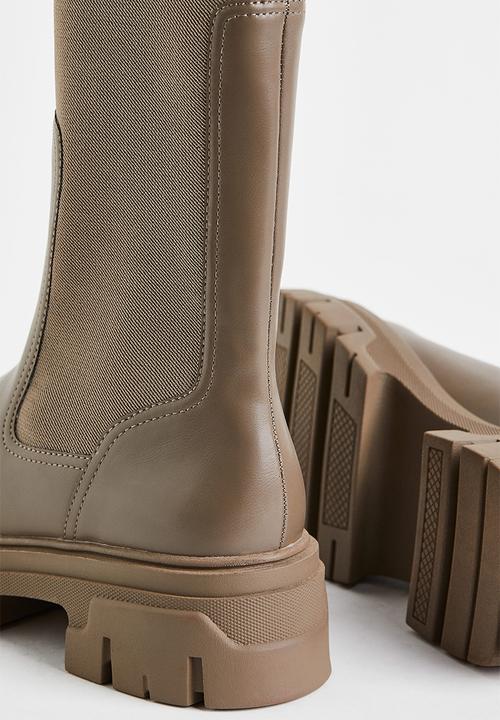 H&M - Calf-length boots - beige
