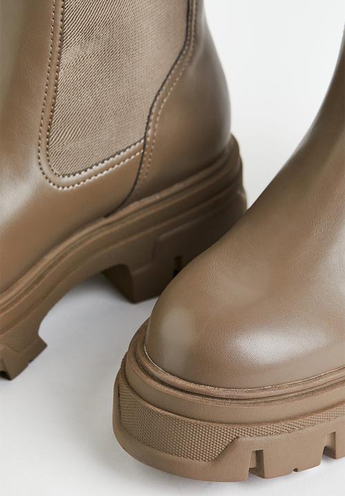 H&M - Calf-length boots - beige