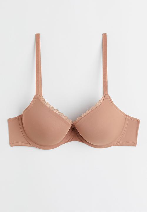 H&M - Jersey push-up bra - beige