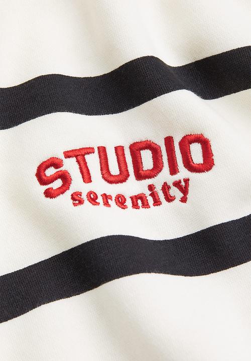 H&M - Sweatshirt - cream/striped