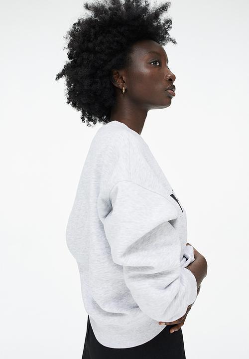 H&M - Sweatshirt - light grey marl/new york