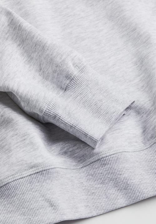 H&M - Sweatshirt - light grey marl/new york