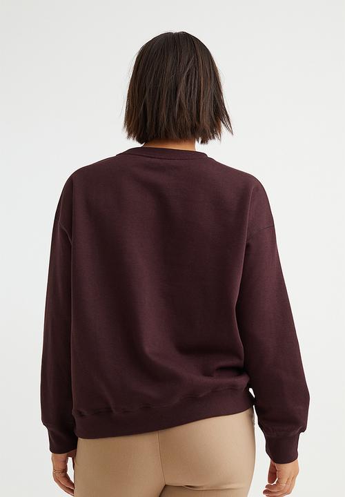H&M - Sweatshirt - burgundy/colorado
