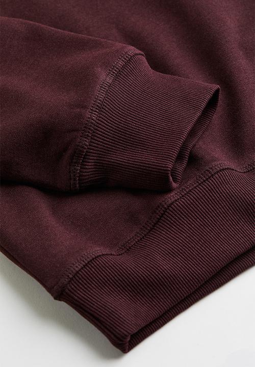H&M - Sweatshirt - burgundy/colorado