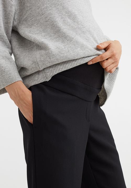 H&M - Mama ankle-length cigarette trousers - black