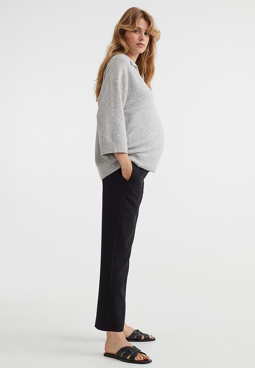 H&M - Mama ankle-length cigarette trousers - black