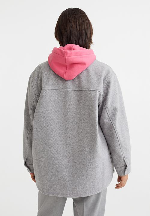 H&M - Shacket - light grey marl