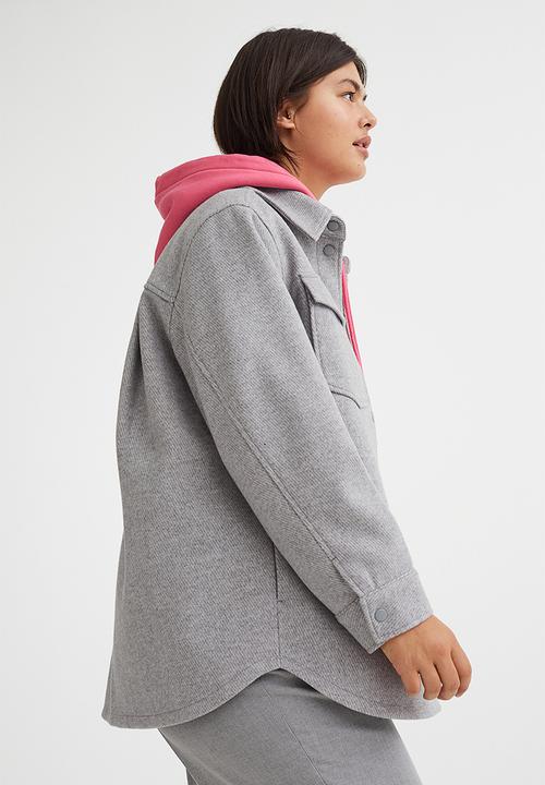 H&M - Shacket - light grey marl