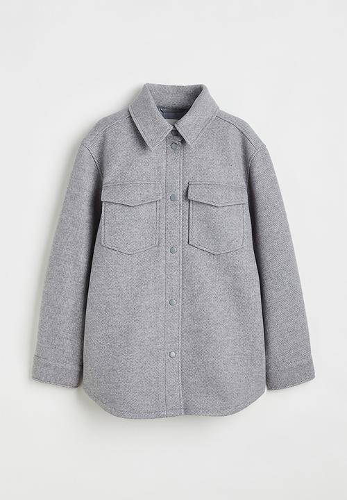 H&M - Shacket - light grey marl