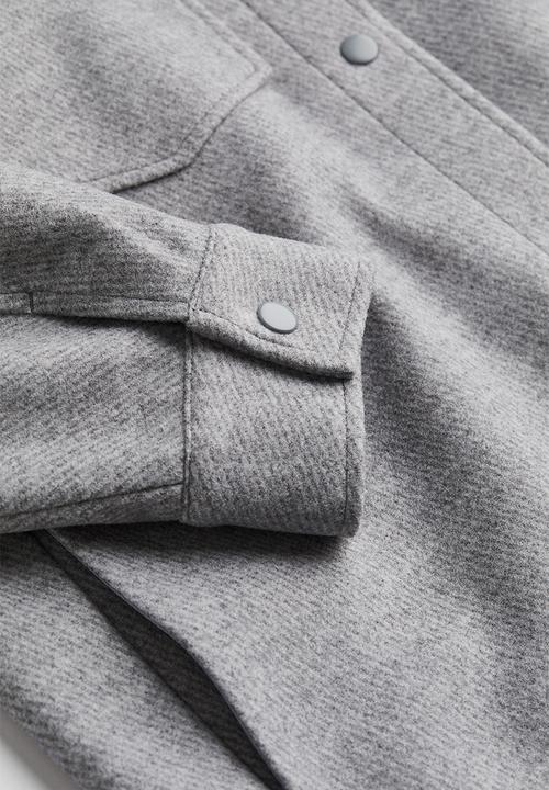 H&M - Shacket - light grey marl