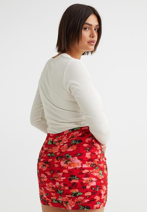 H&M - Long-sleeved jersey top - white 