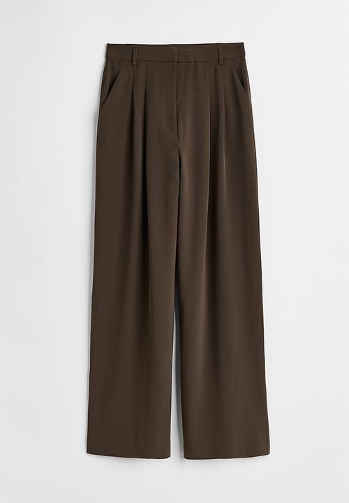 H&M - Wide trousers - dark brown