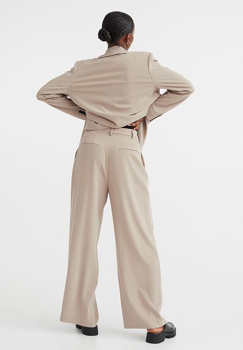 H&M - Wide trousers - beige