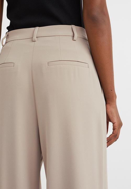 H&M - Wide trousers - beige