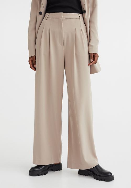 H&M - Wide trousers - beige