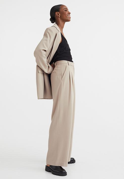 H&M - Wide trousers - beige