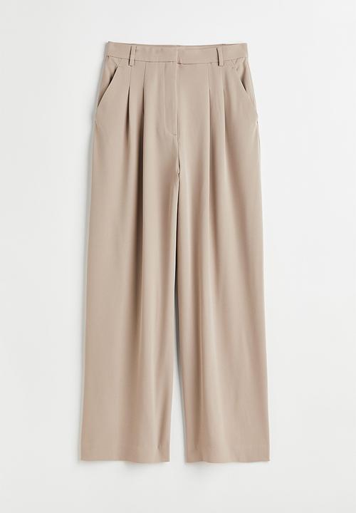 H&M - Wide trousers - beige