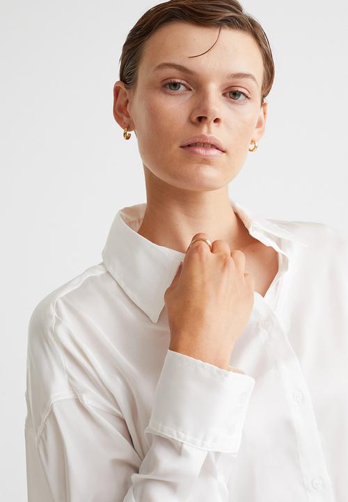 H&M - Oversized blouse - white