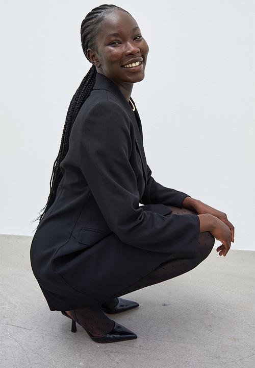 H&M - Double-breasted blazer dress - black